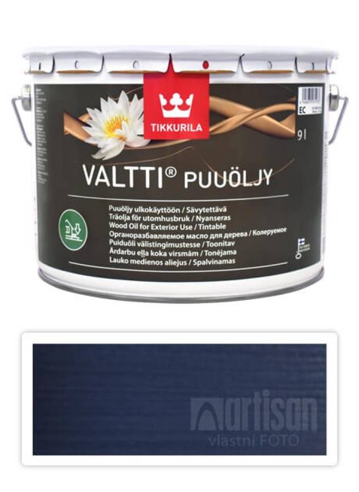 TIKKURILA Valtti wood oil - olej na terasy a nábytek 9 l Ilta 5085