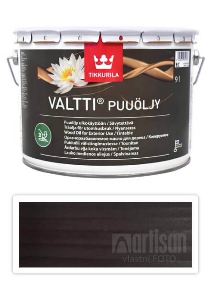 TIKKURILA Valtti wood oil - olej na terasy a nábytek 9 l Kanto 5077