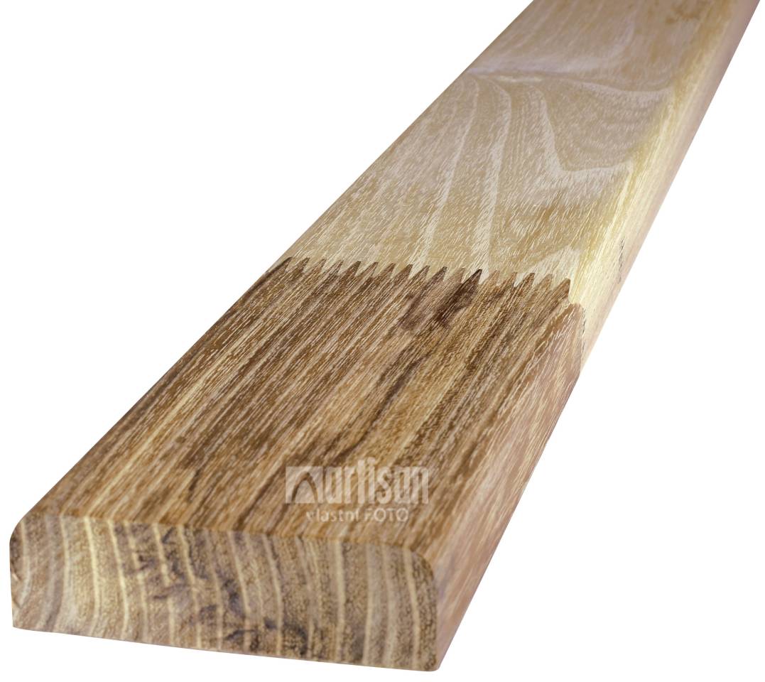 Terasová prkna 25x75x3000 Akát - povrch hladký