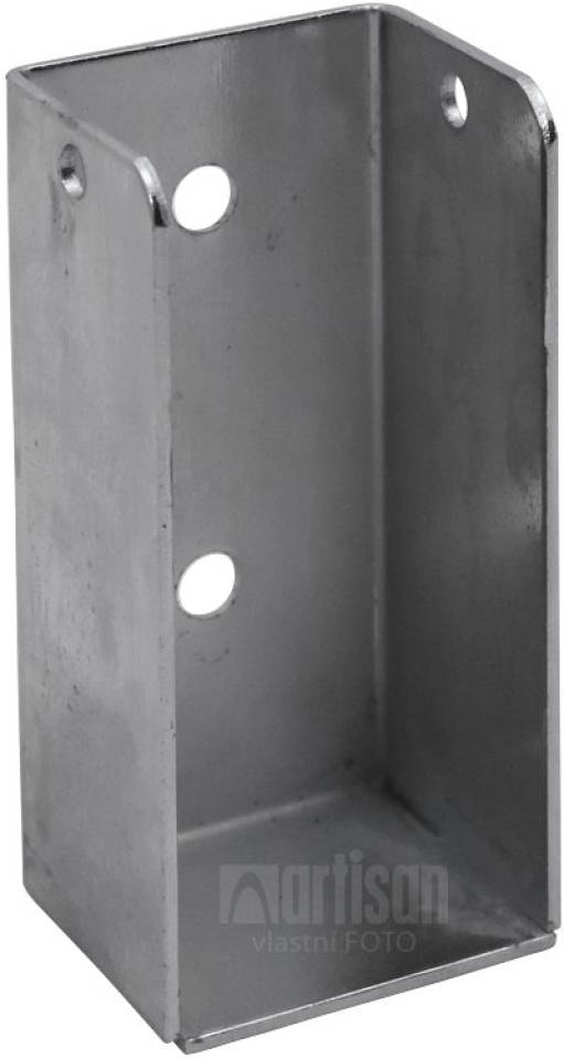 Úchytka jeklu 75x35x30mm pozink