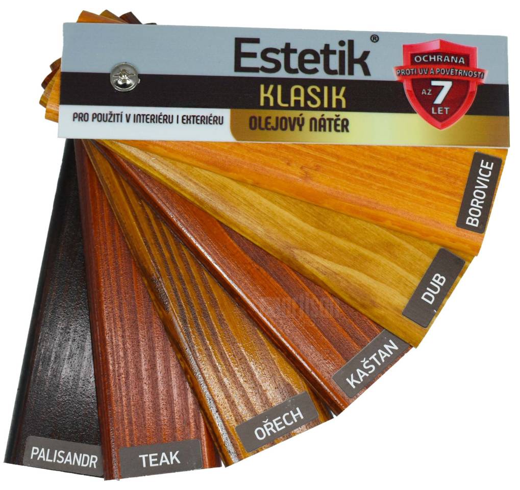 Vzorník ESTETIK Klasik - vějíř