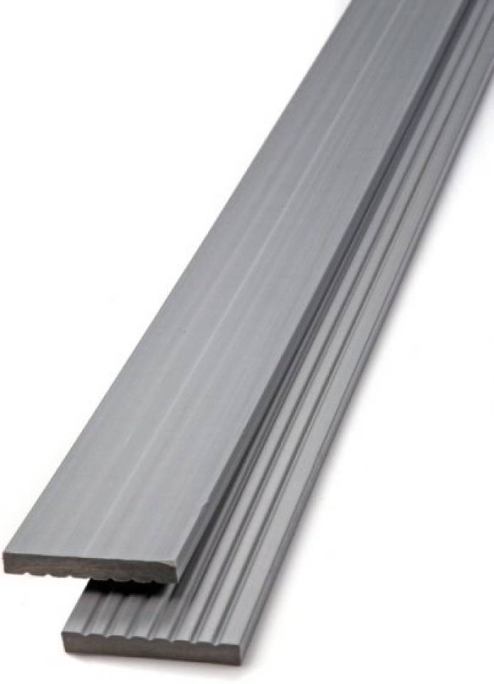 WPC Zakončovací lišta plochá PROFI - Dřevoplus - 62x10x2000 - Grey