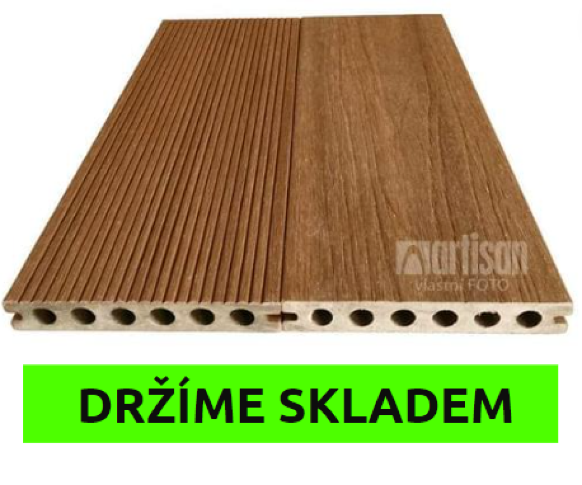 WPC dřevoplastová terasová prkna Dřevoplus Profi 23x138x4000