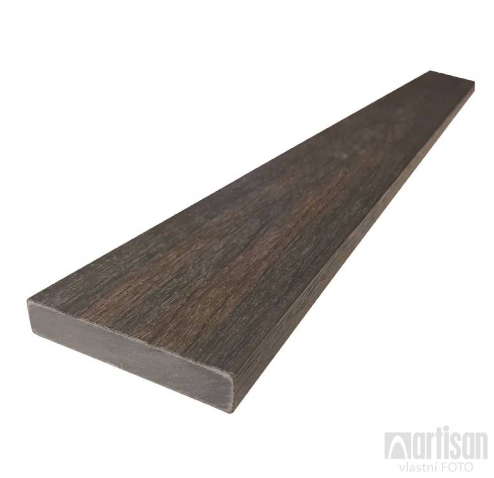 WPC dřevoplastové plotovky Dřevoplus PROFI rovné 15x80x900 - Walnut (ořech)