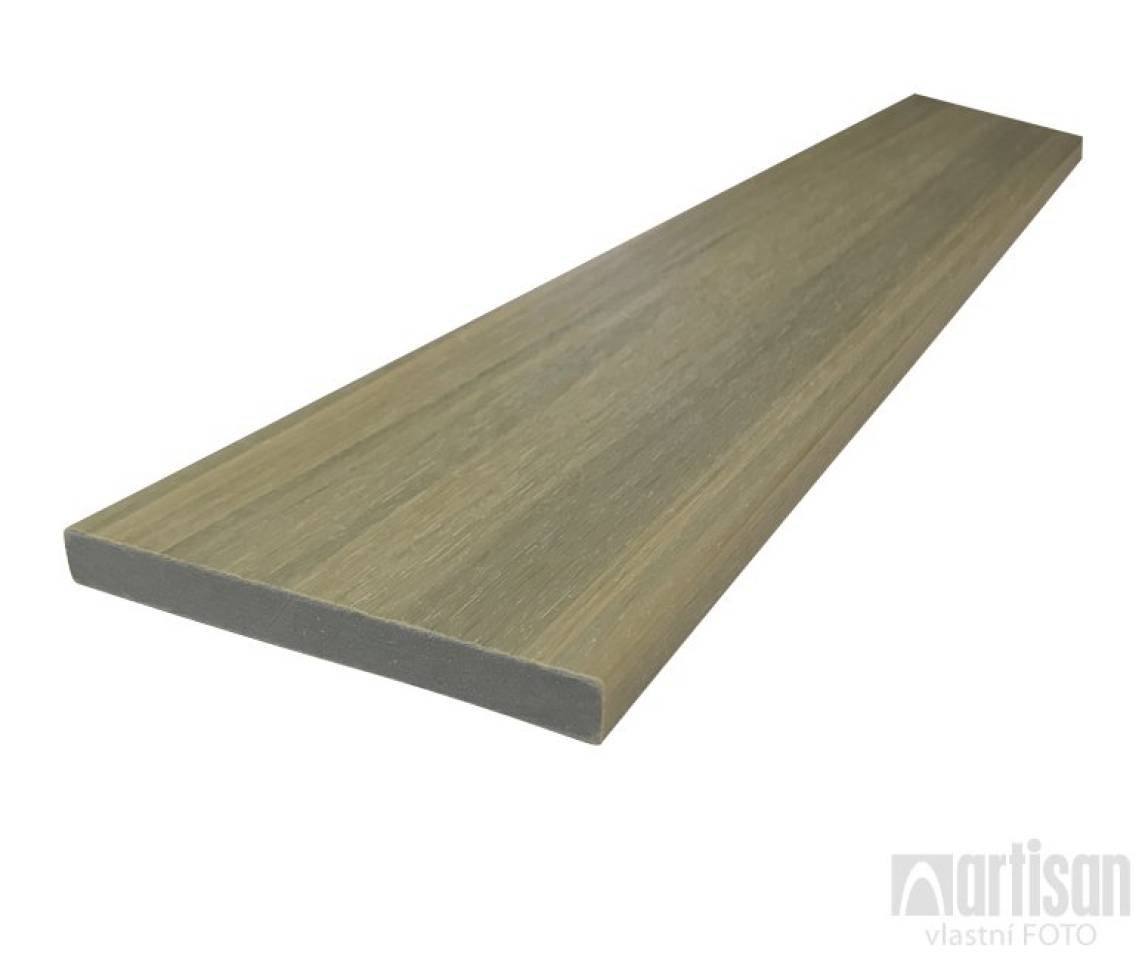 WPC dřevoplastové plotovky Dřevoplus Profi rovné 15x138x1800 - Oak