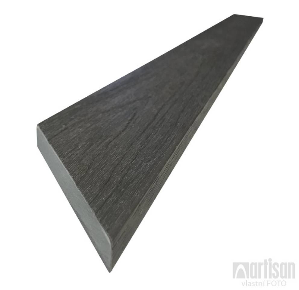 WPC dřevoplastové plotovky Dřevoplus Profi zkosená 15x80x1500 - Walnut (ořech)