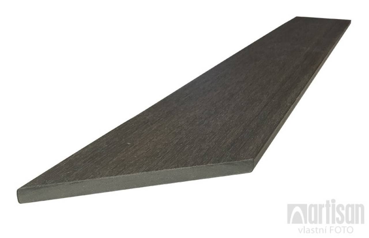 WPC dřevoplastové plotovky Dřevoplus Profi zkosené 15x138x1300 - Walnut (ořech)
