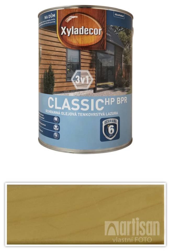XYLADECOR Classic HP BPR 3v1 - ochranná olejová tenkovrstvá lazura na dřevo 5 l Bezbarvý