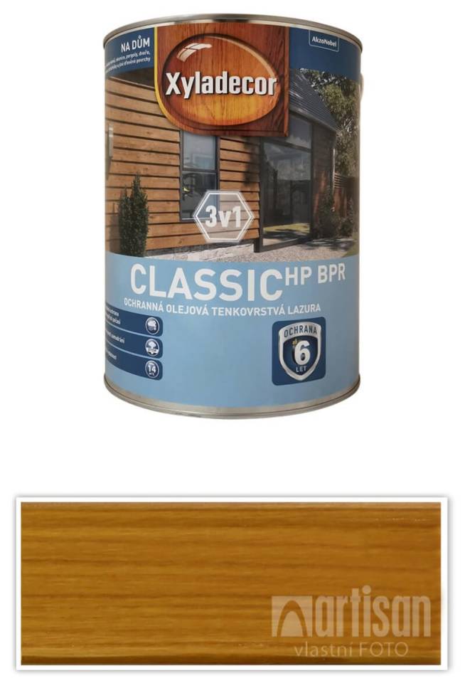 XYLADECOR Classic HP BPR 3v1 - ochranná olejová tenkovrstvá lazura na dřevo 5 l Borovice