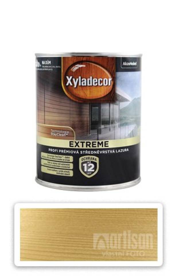 XYLADECOR Extreme - prémiová olejová lazura na dřevo 0.75 l Bezbarvý