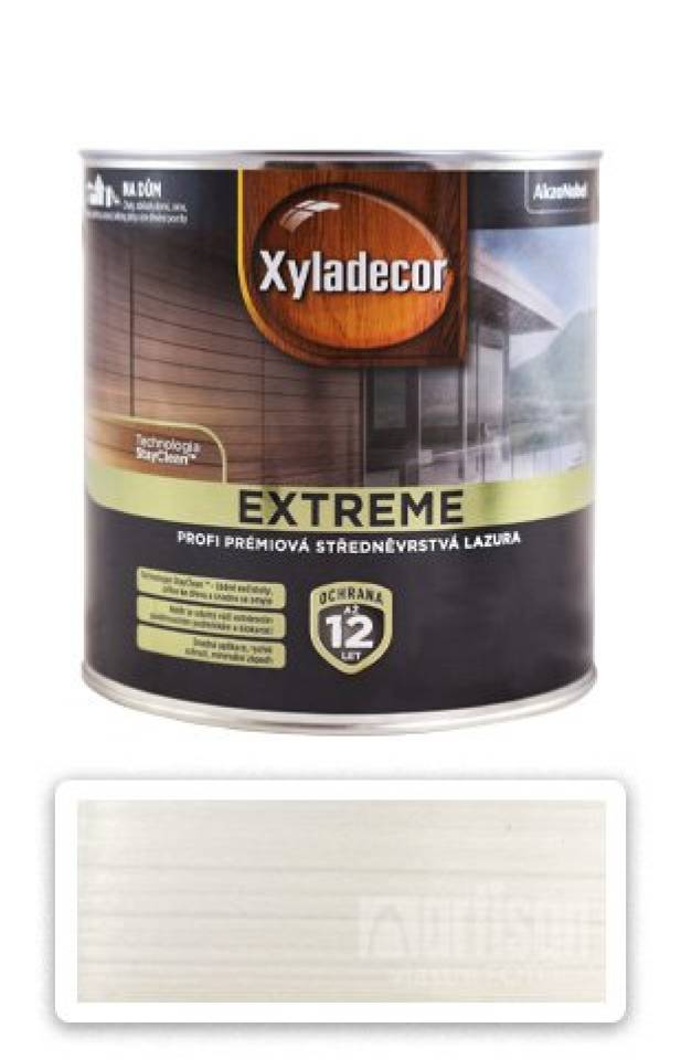 XYLADECOR Extreme - prémiová olejová lazura na dřevo 2.5 l Estonská bříza